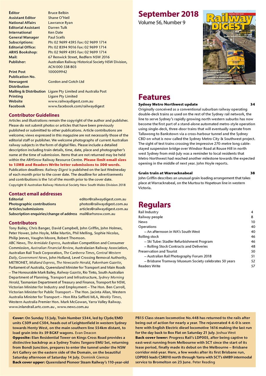 Railway Digest Preview Pages