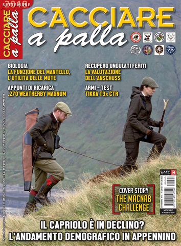 Caccia Magazine issue Settembre 18