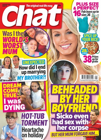 Chat issue 30th August 2018