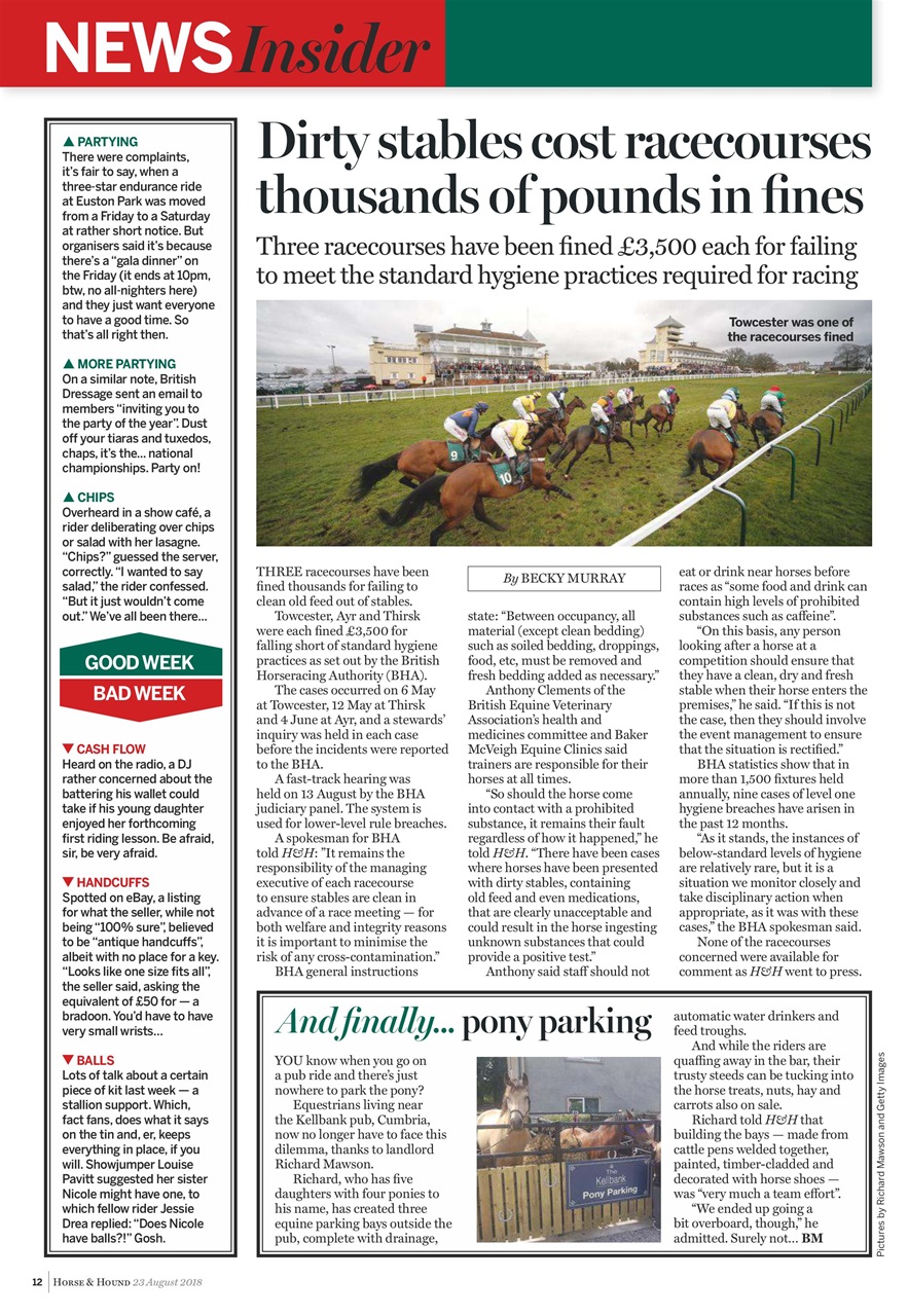 Horse & Hound Preview Pages