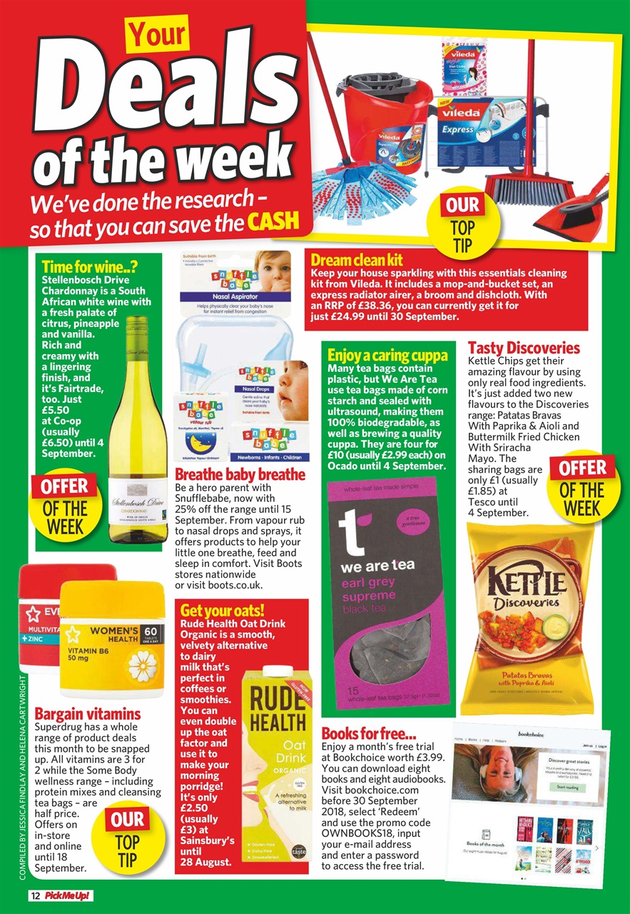 Pick Me Up Preview Pages