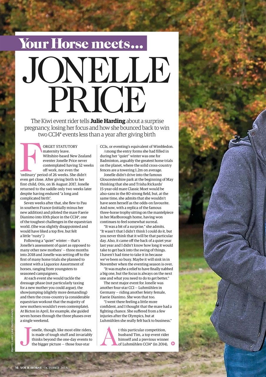 Your Horse Preview Pages