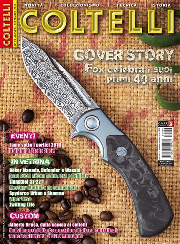 COLTELLI issue N. 89 AGOSTO/SETTEMBRE 2018