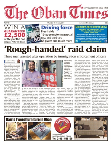 The Oban Times & Lochaber Times issue 23rd August 2018