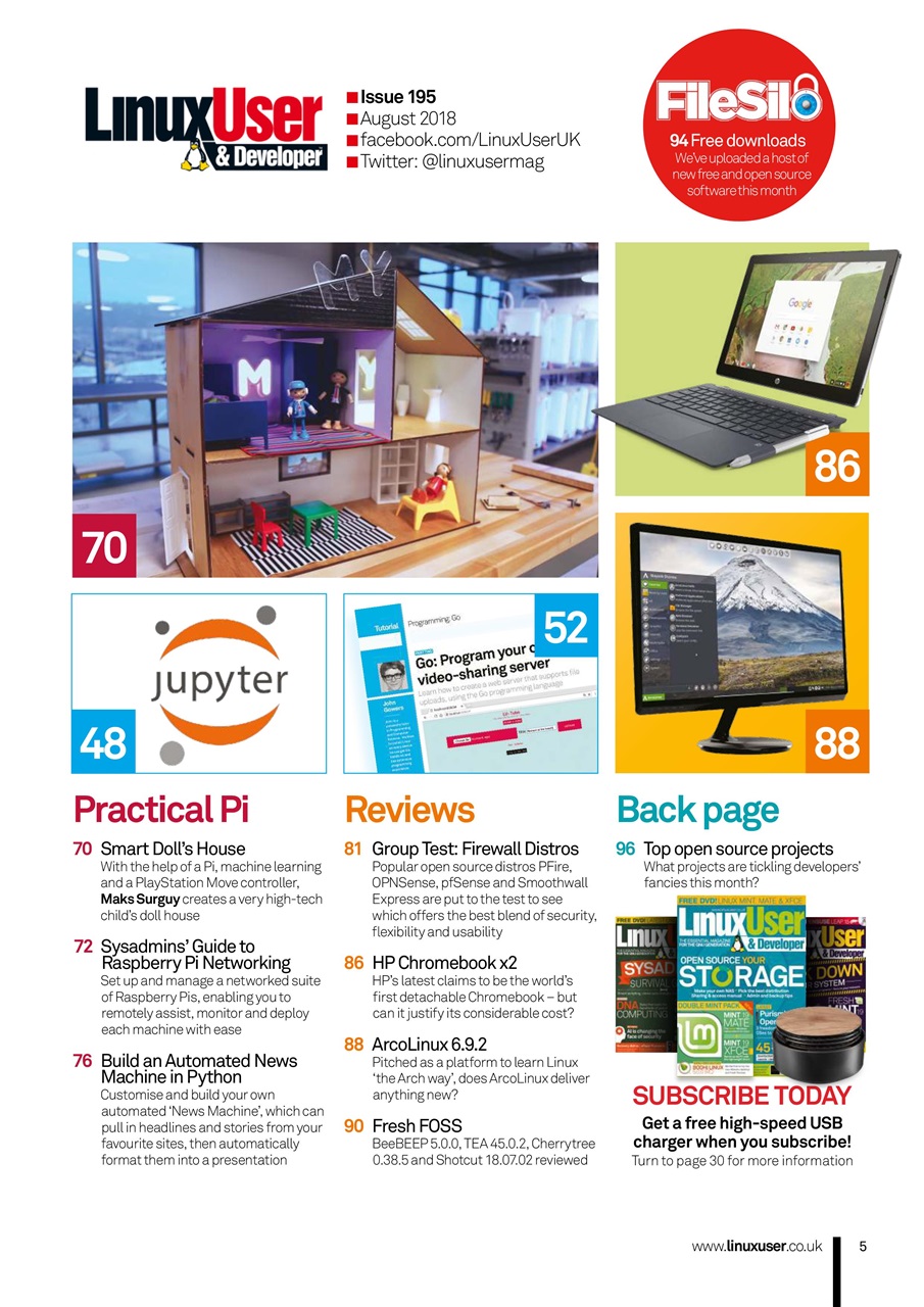 Linux User and Developer Preview Pages