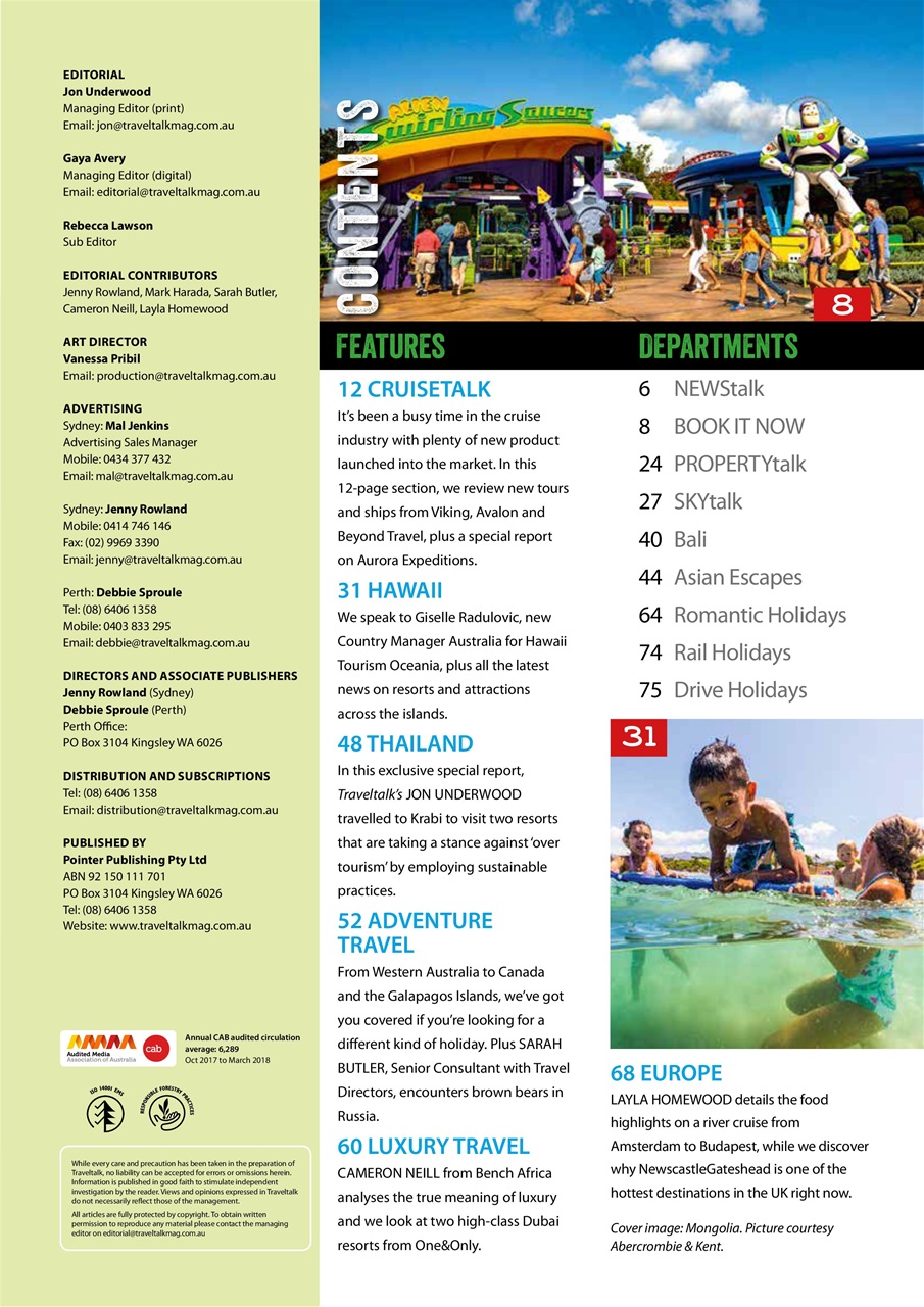 Traveltalk Preview Pages