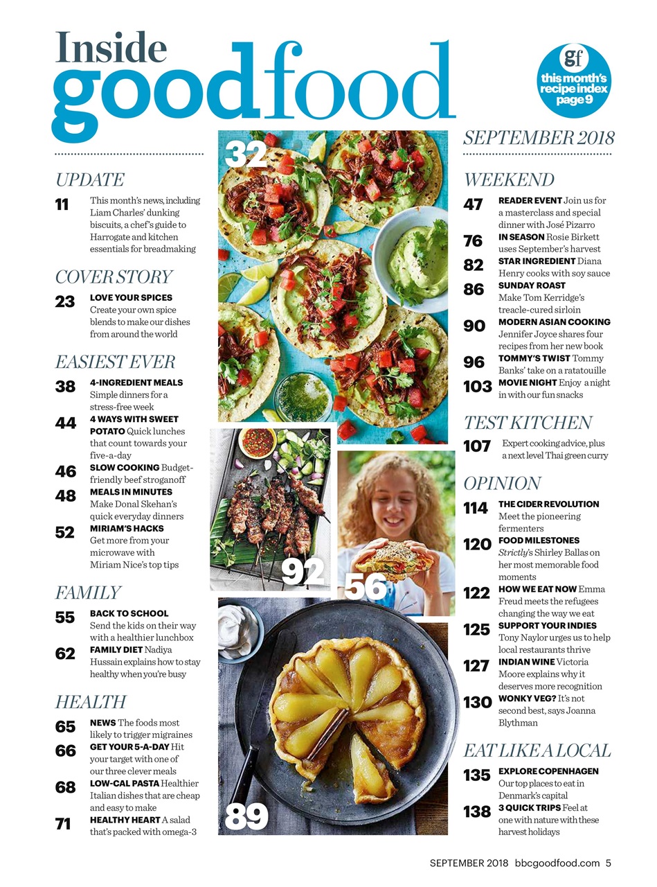 Good Food Magazine Preview Pages