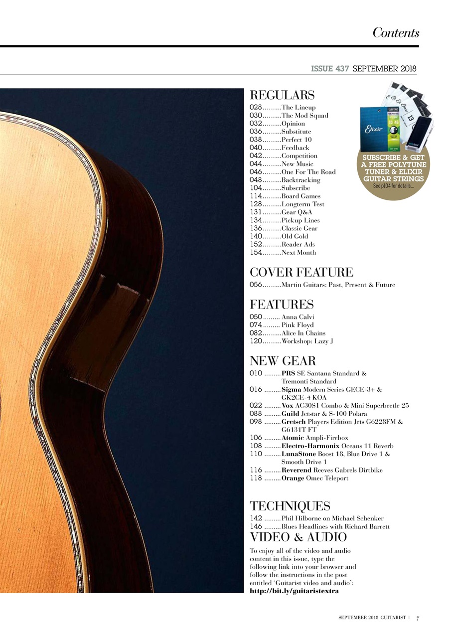 Guitarist Preview Pages