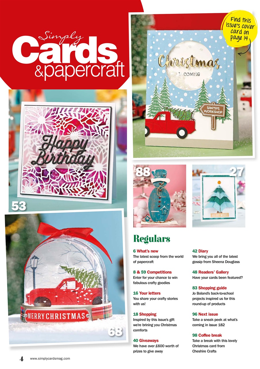 Simply Cards & Papercraft Preview Pages