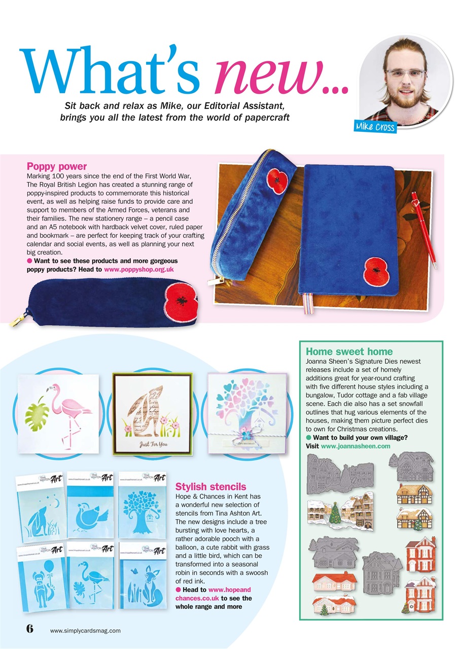 Simply Cards & Papercraft Preview Pages