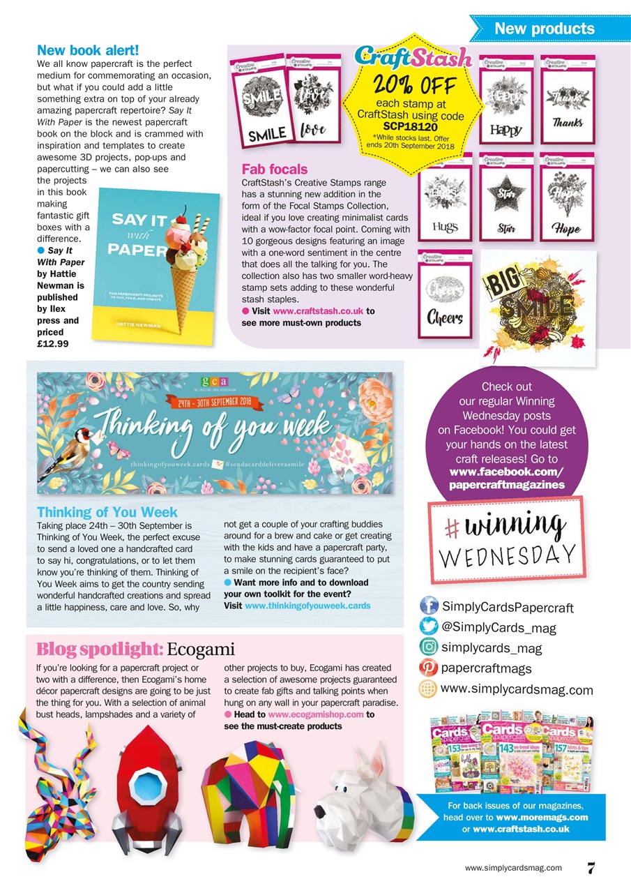 Simply Cards & Papercraft Preview Pages