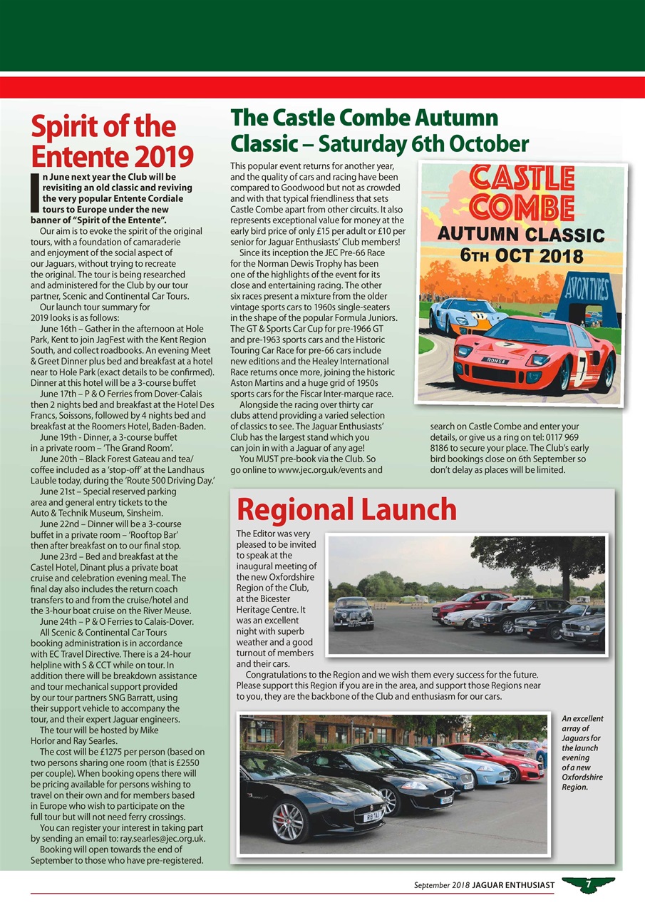 Jaguar Enthusiast Preview Pages