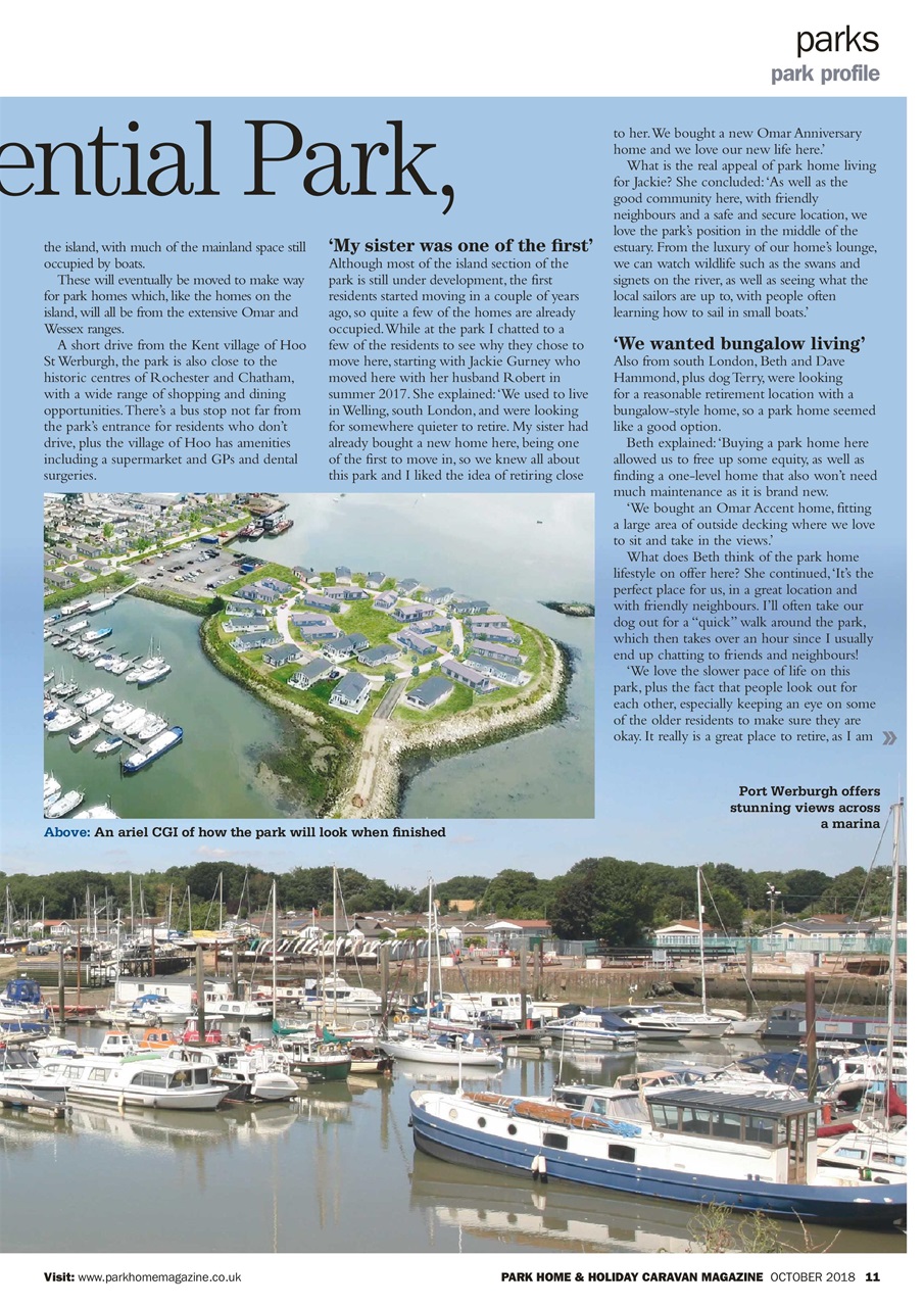 Park Home & Holiday Living Preview Pages