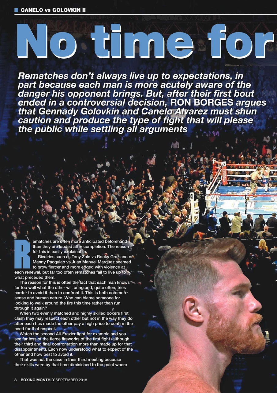 Boxing Monthly Preview Pages