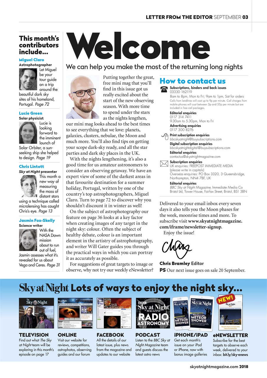 BBC Sky at Night Magazine Preview Pages