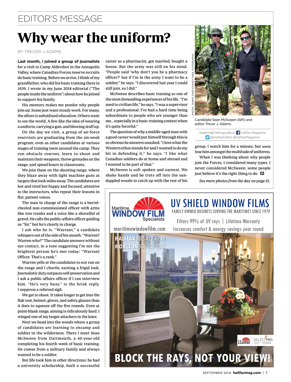 Halifax Magazine Preview Pages