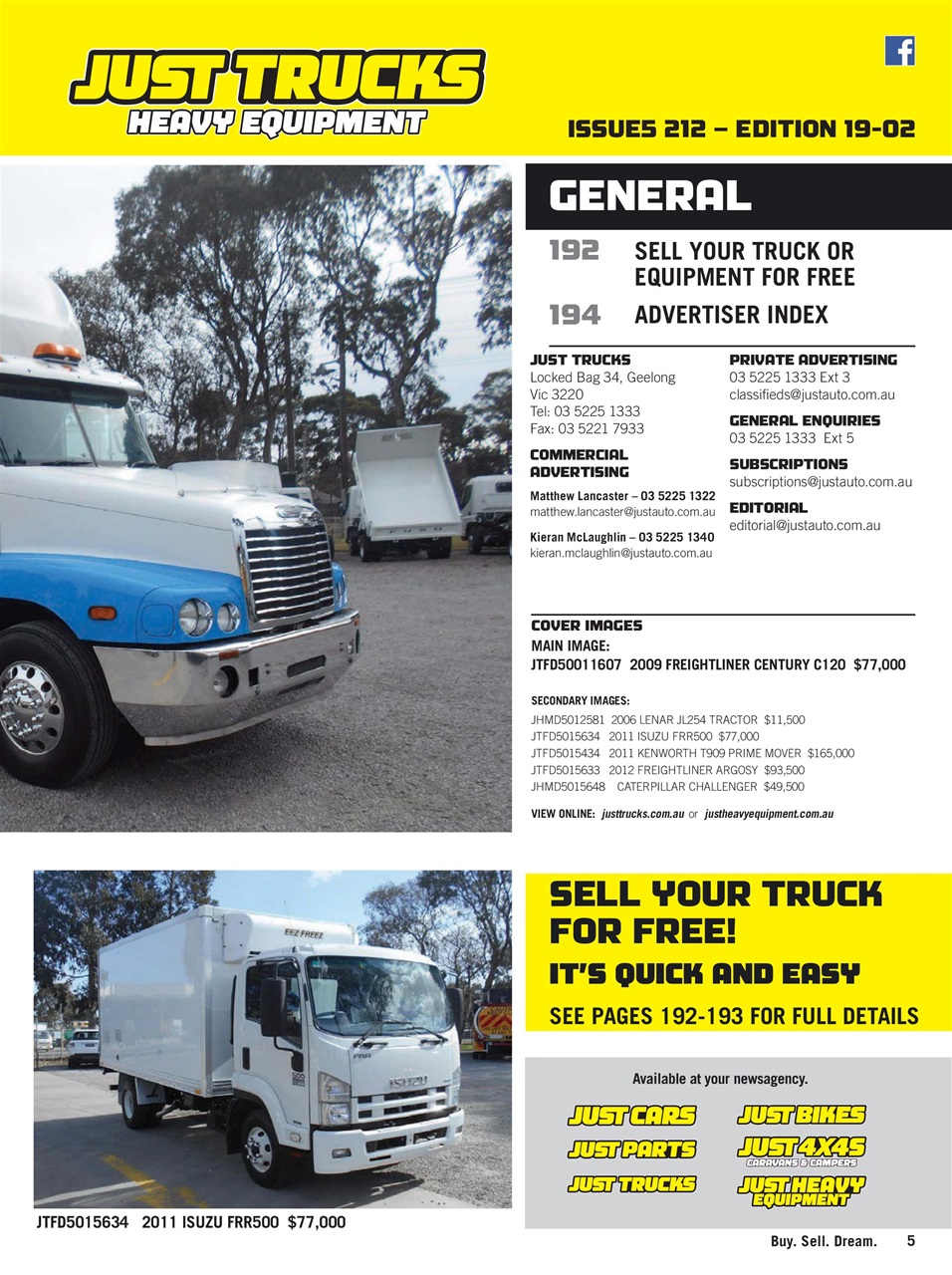 JUST TRUCKS Preview Pages