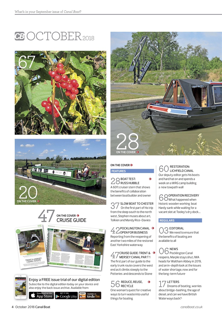 Canal Boat Preview Pages