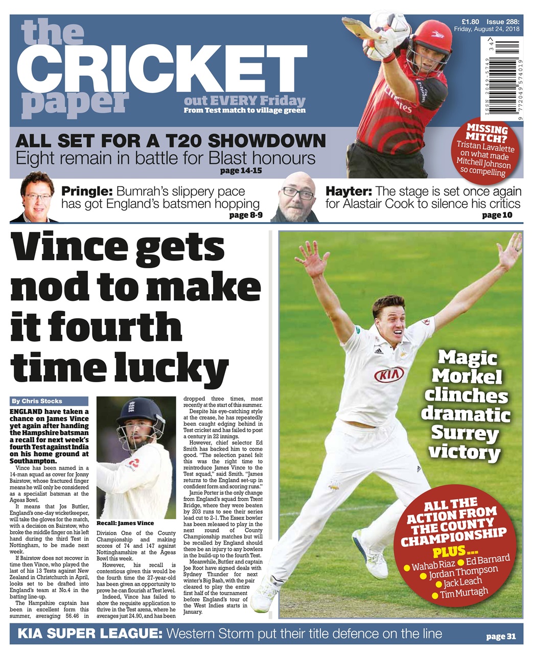The Cricket Paper Preview Pages