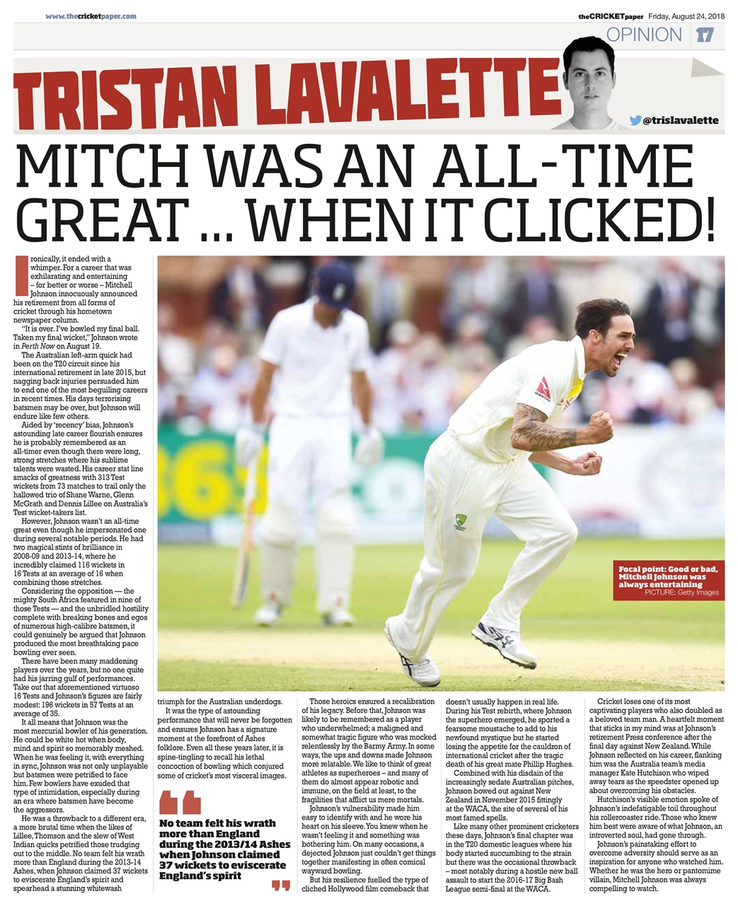 The Cricket Paper Preview Pages