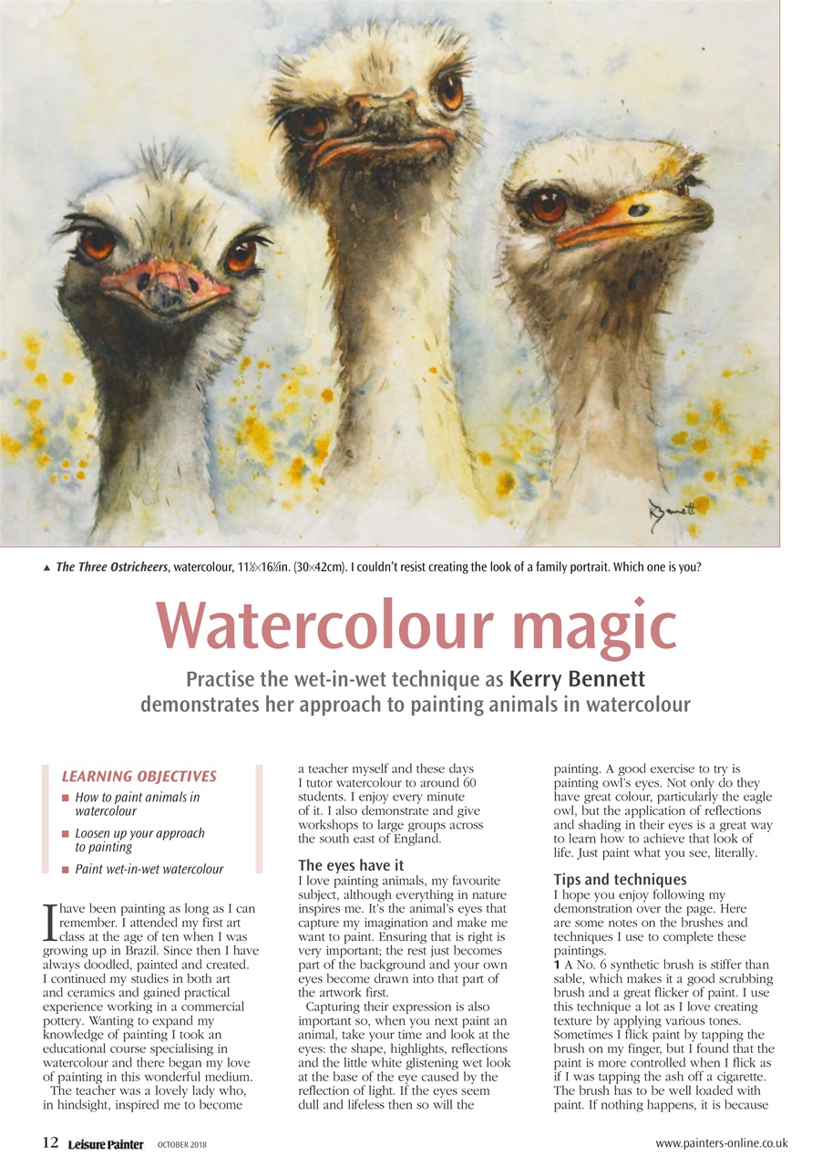 Leisure Painter & The Artist Preview Pages
