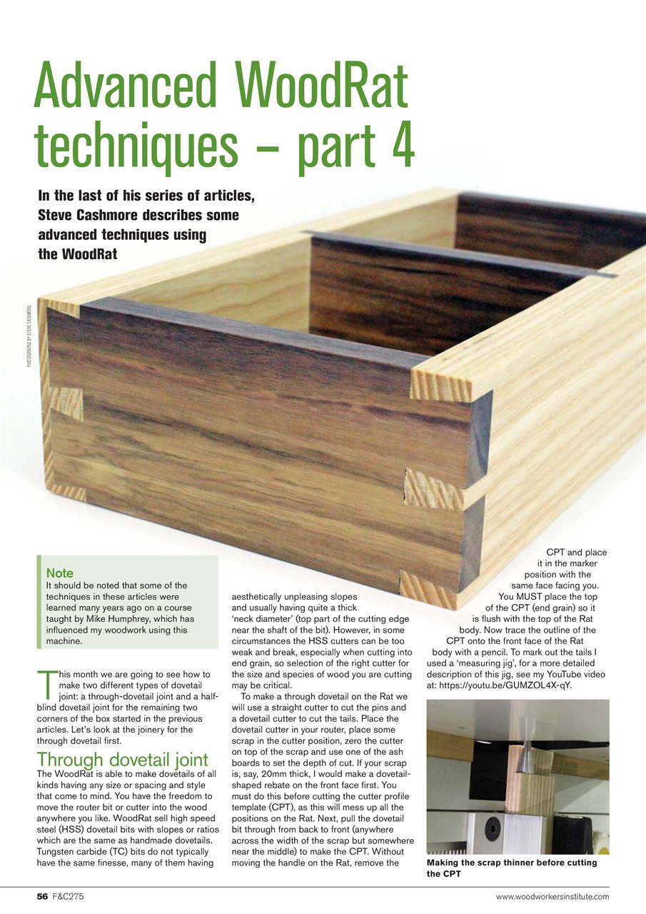 Furniture & Cabinetmaking Preview Pages