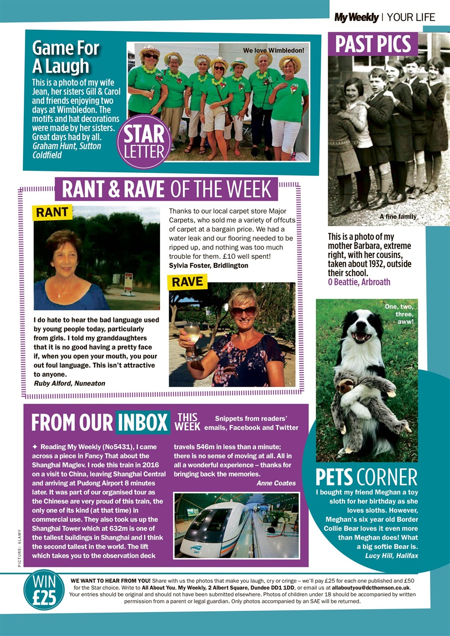 My Weekly Preview Pages