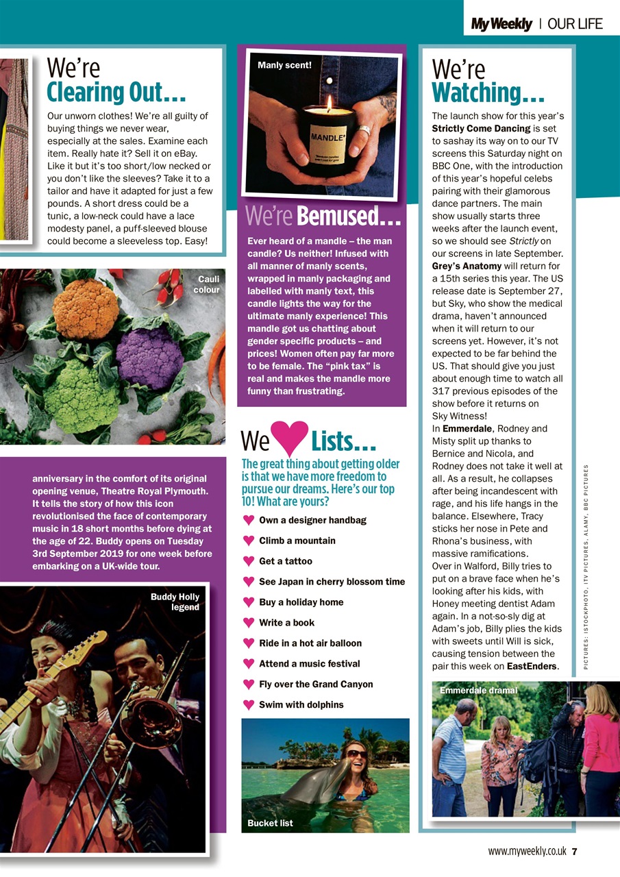 My Weekly Preview Pages