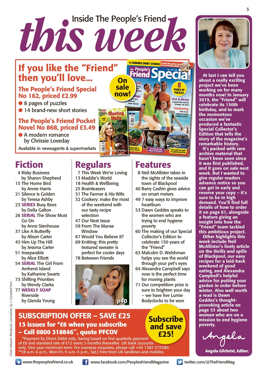 The People’s Friend Preview Pages