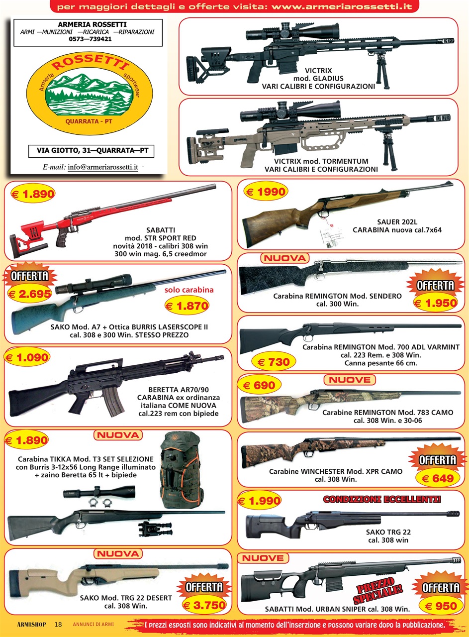 ARMI SHOP Preview Pages