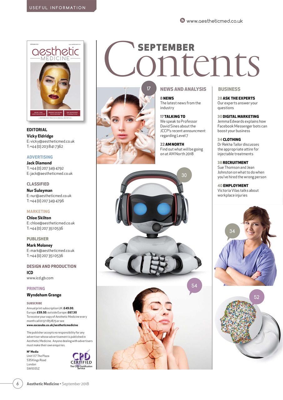 Aesthetic Medicine Preview Pages