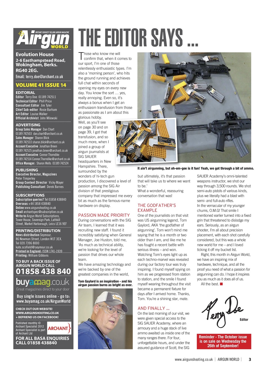 Airgun World Preview Pages