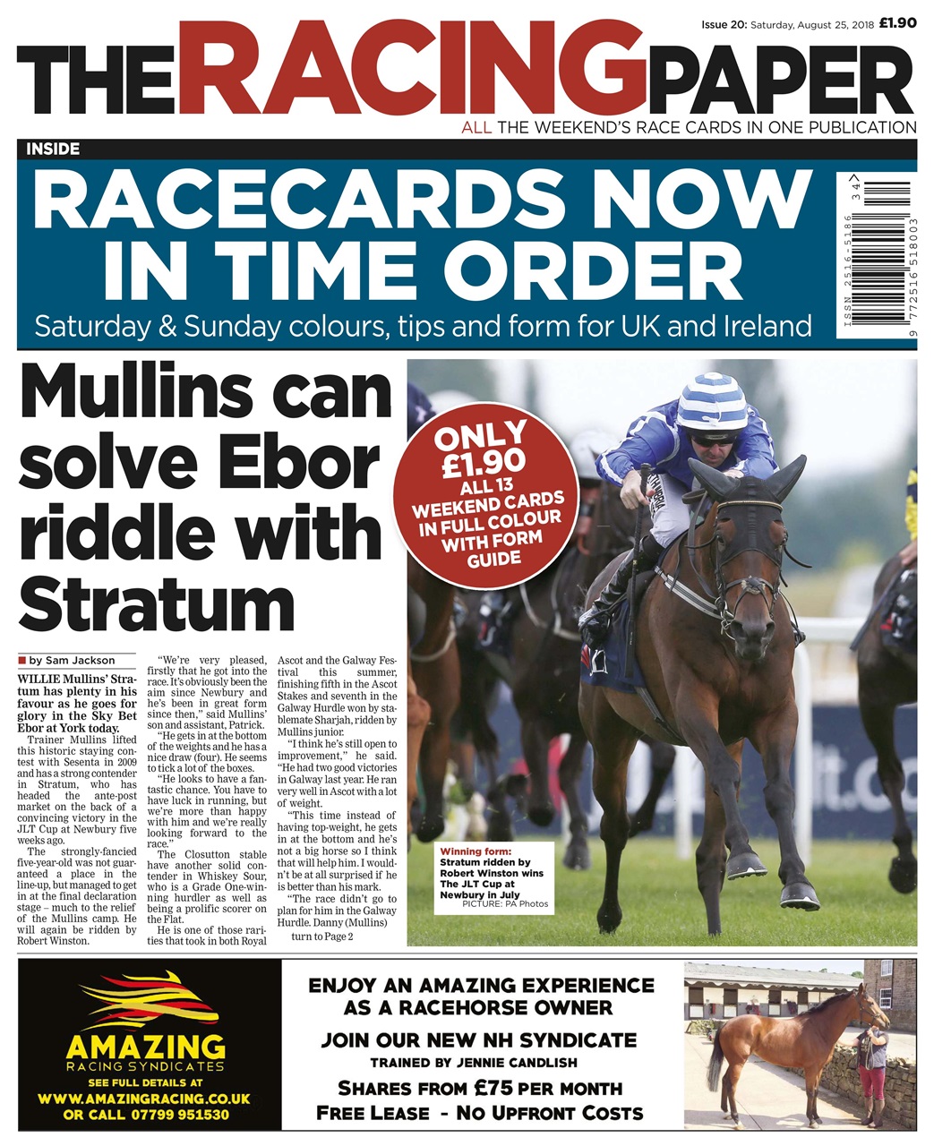 The Racing Paper Preview Pages