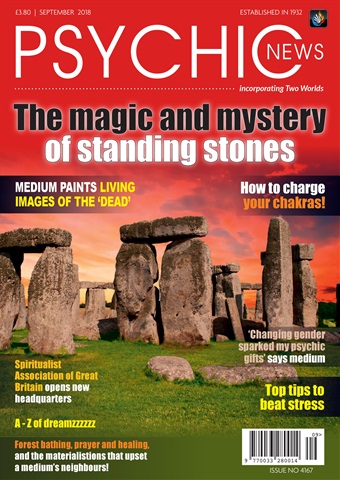 Psychic News issue September 2018