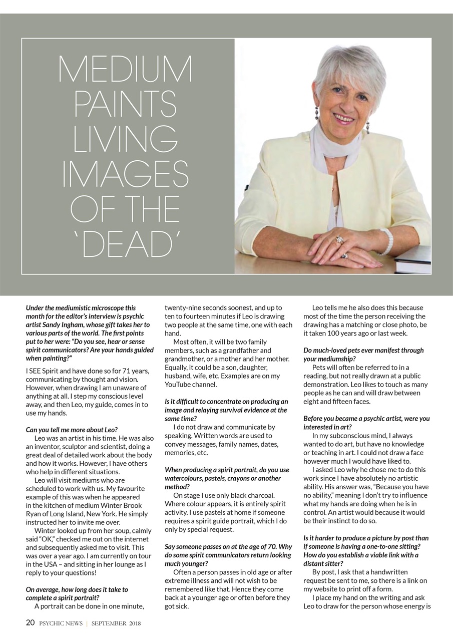 Psychic News Preview Pages