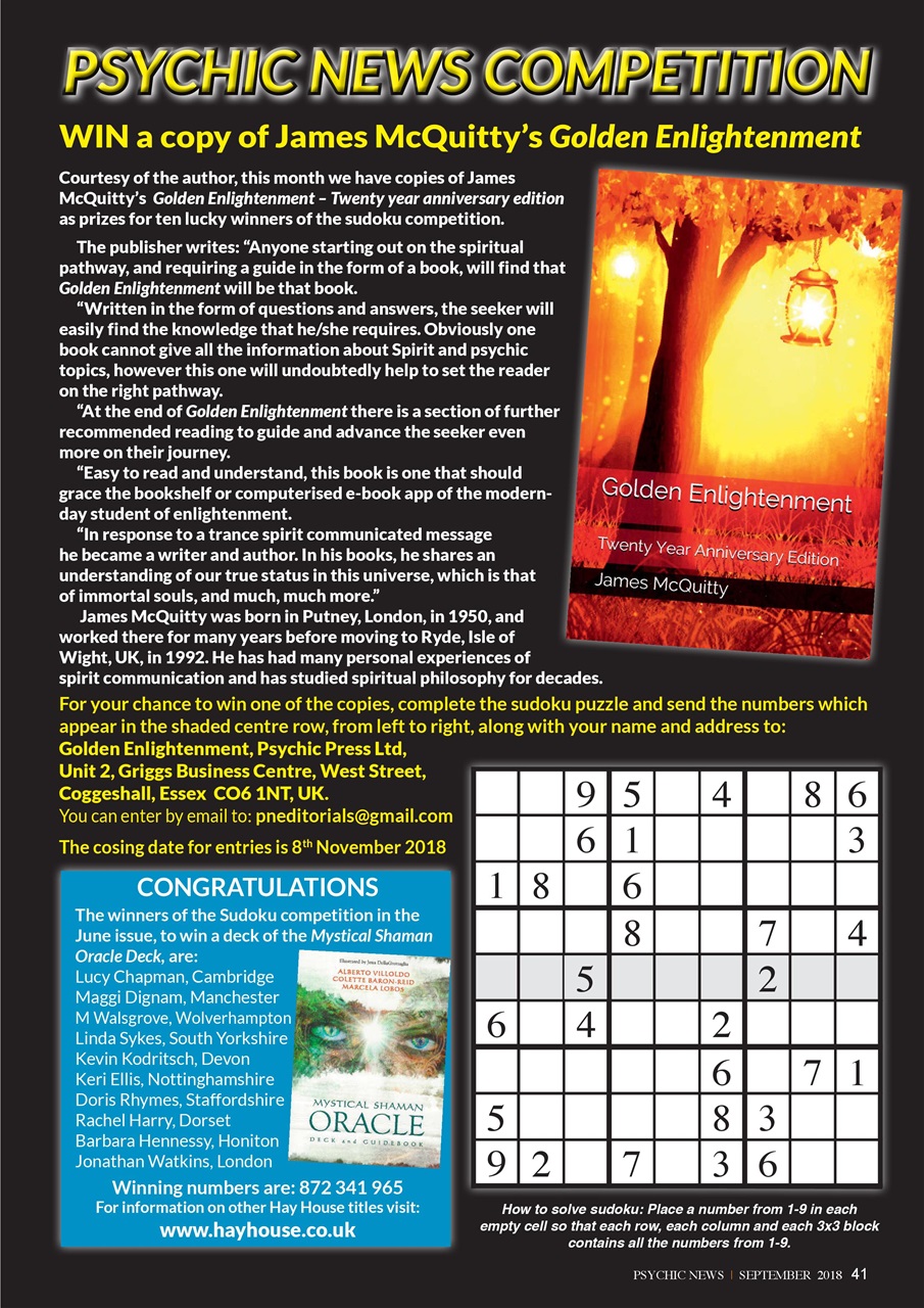 Psychic News Preview Pages