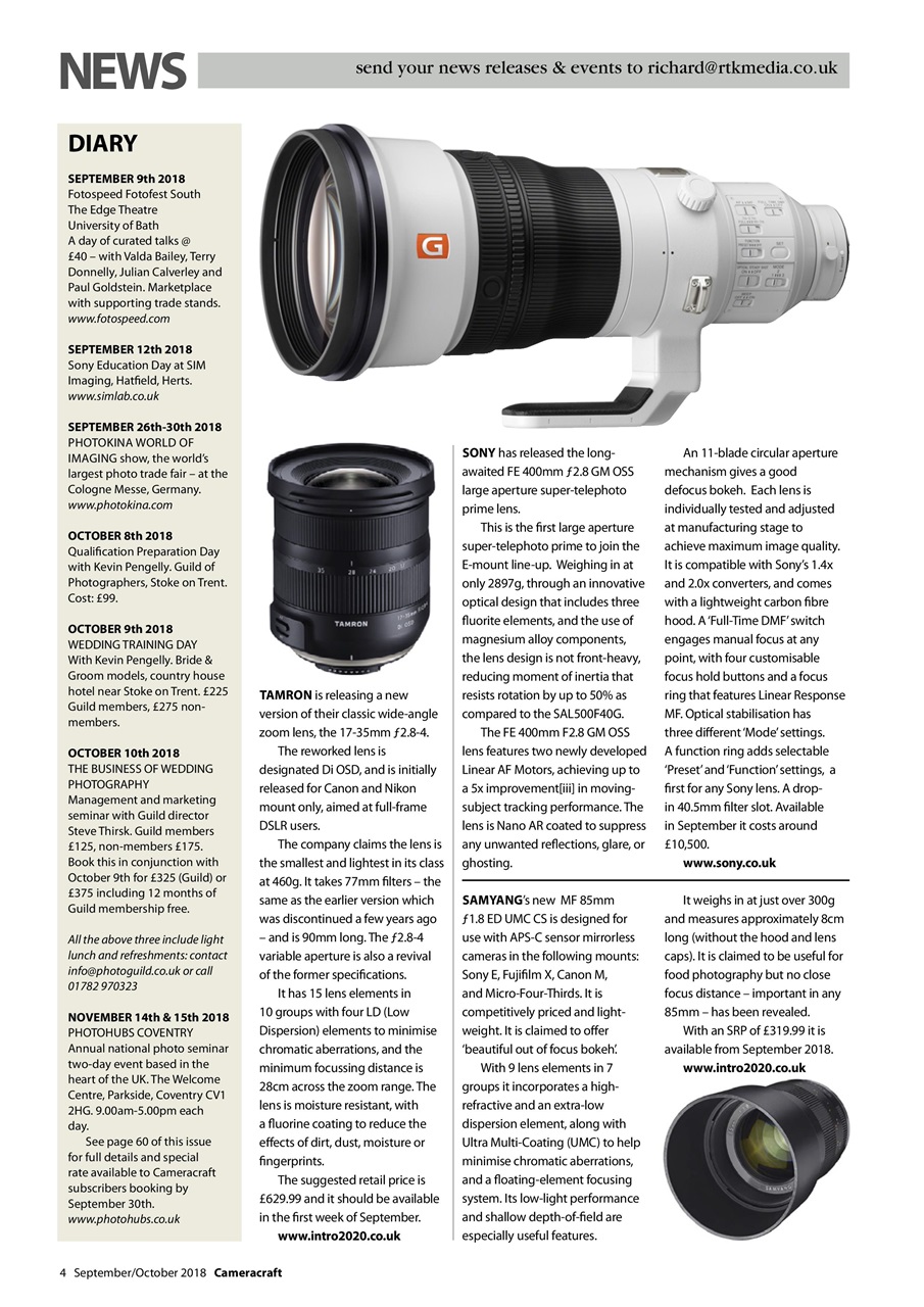 f2 Cameracraft Preview Pages