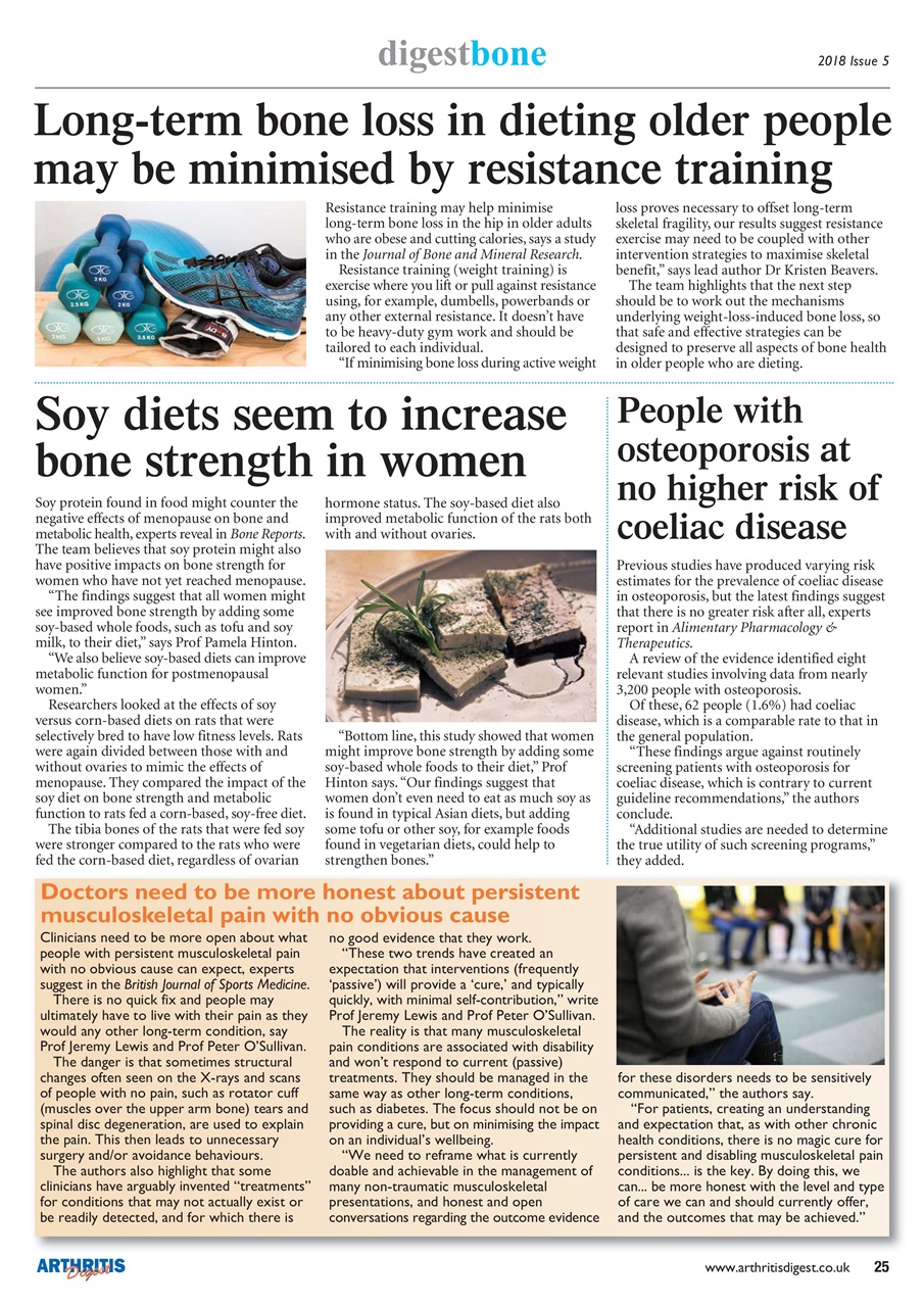 Arthritis Digest Preview Pages