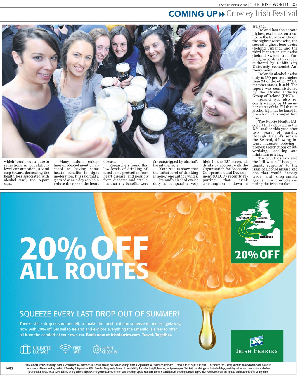 Irish World Preview Pages