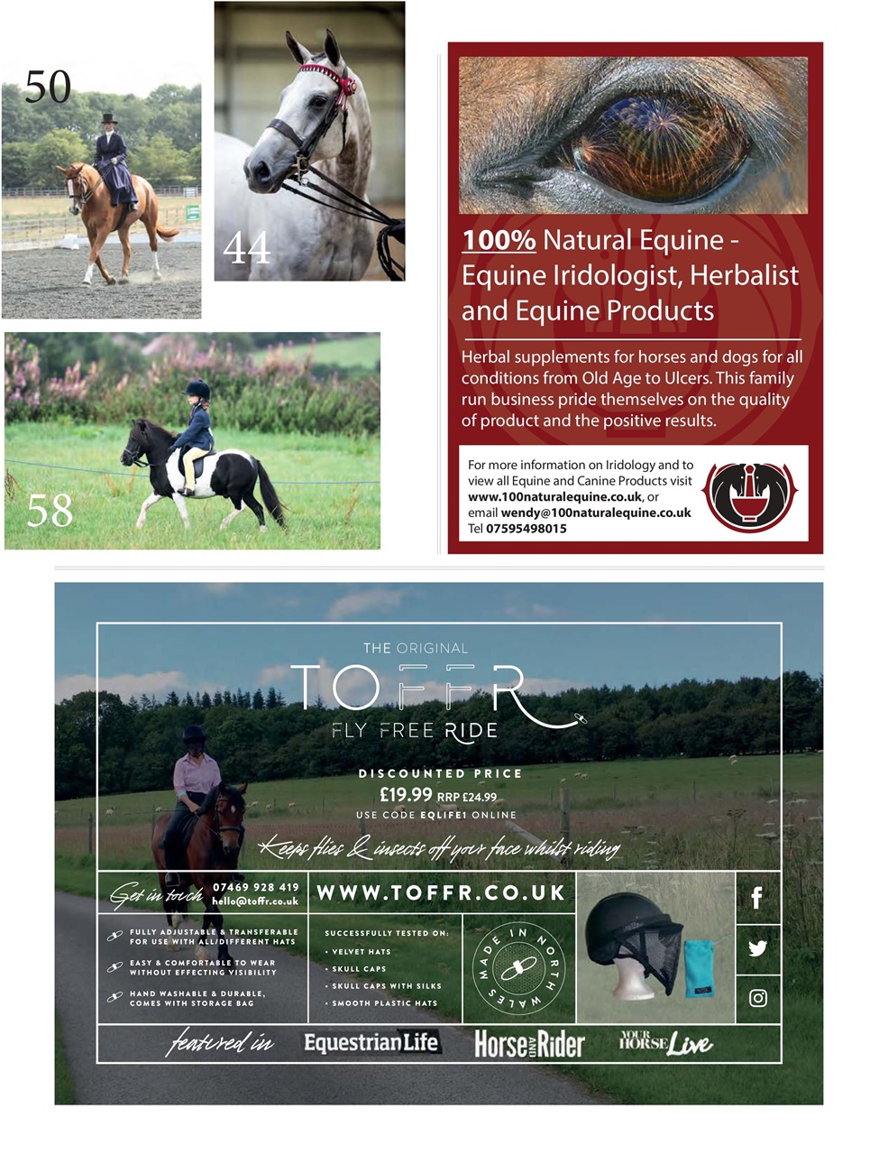 Equestrian Life Magazine Preview Pages