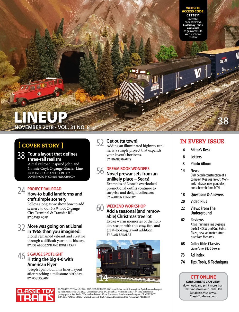 Classic Toy Trains Preview Pages