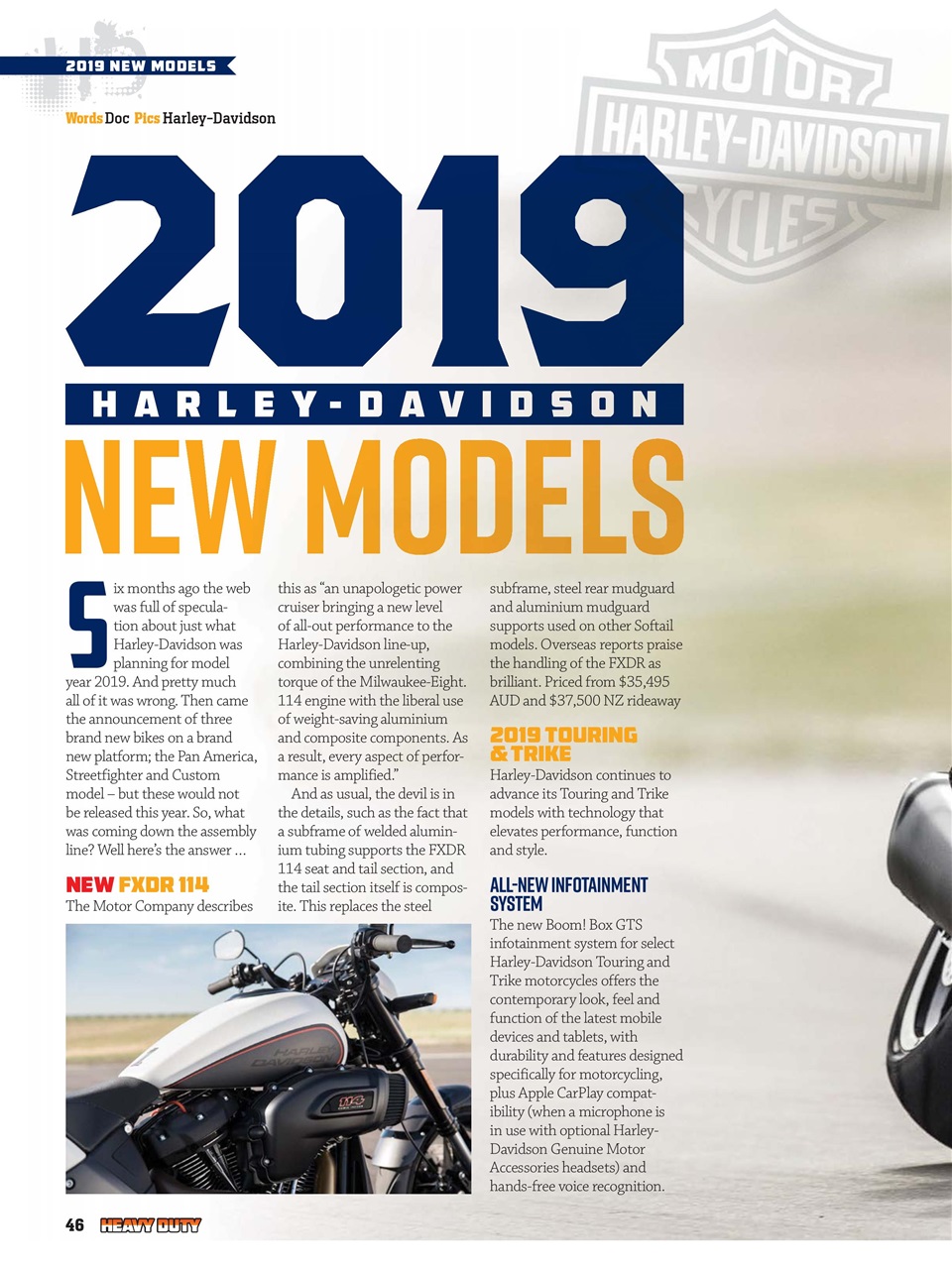 Heavy Duty Preview Pages