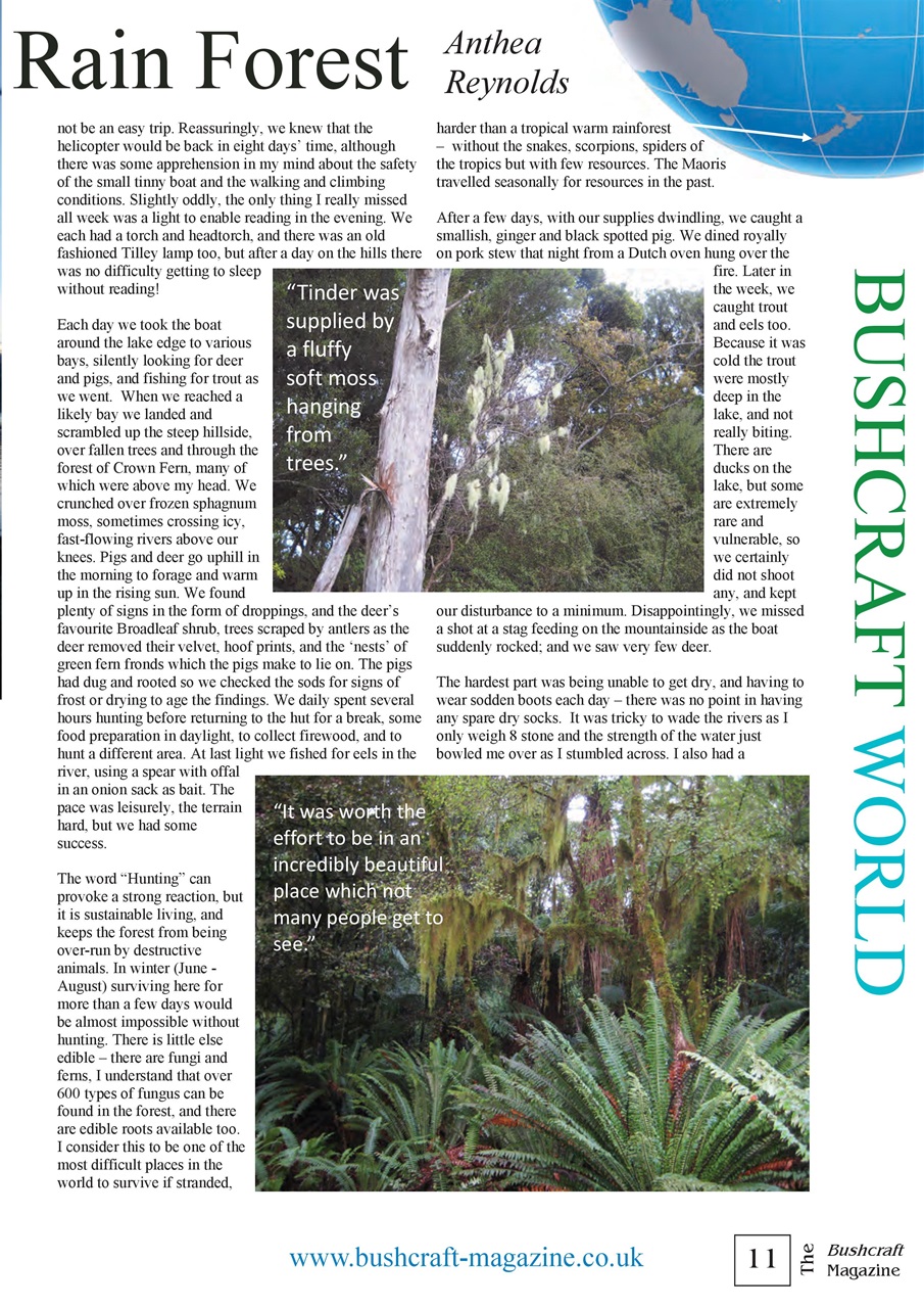 Bushcraft Magazine Preview Pages