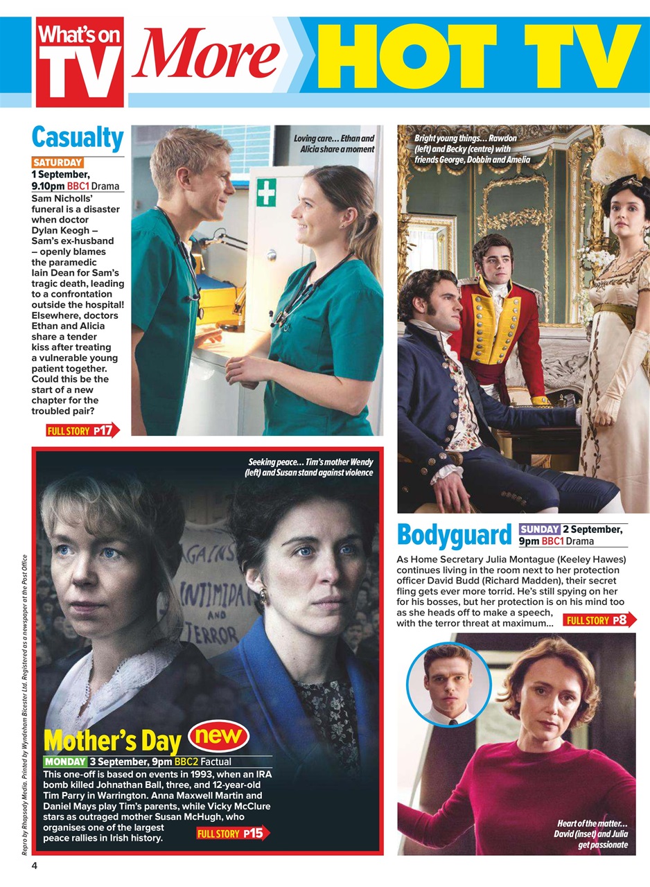 What's on TV Preview Pages