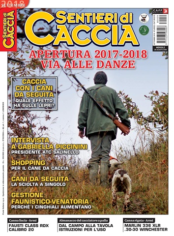 SENTIERI DI CACCIA issue Settembre 18