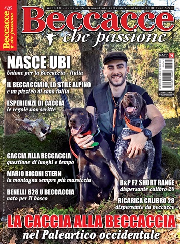 BECCACCE CHE PASSIONE issue N. 05/2018 Settembre - Ottobre