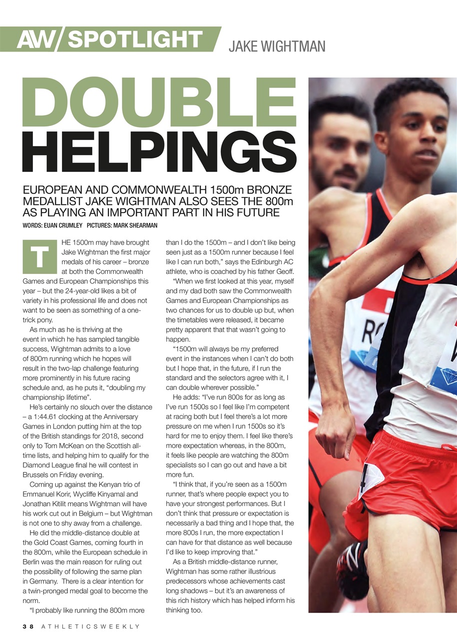AW – Athletics Weekly Magazine Preview Pages