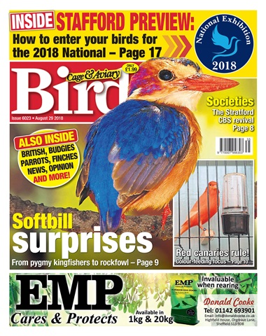 Cage & Aviary Birds issue 29th August 2018