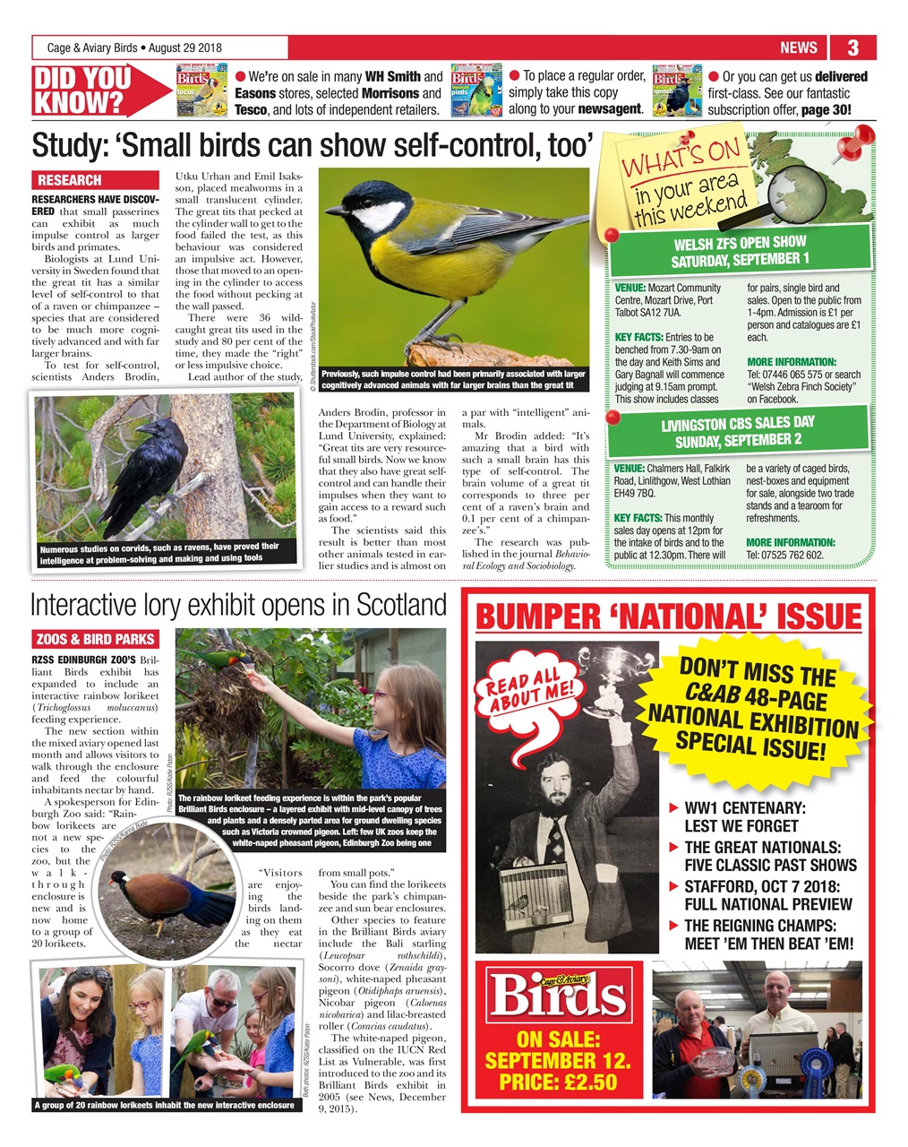 Cage & Aviary Birds Preview Pages