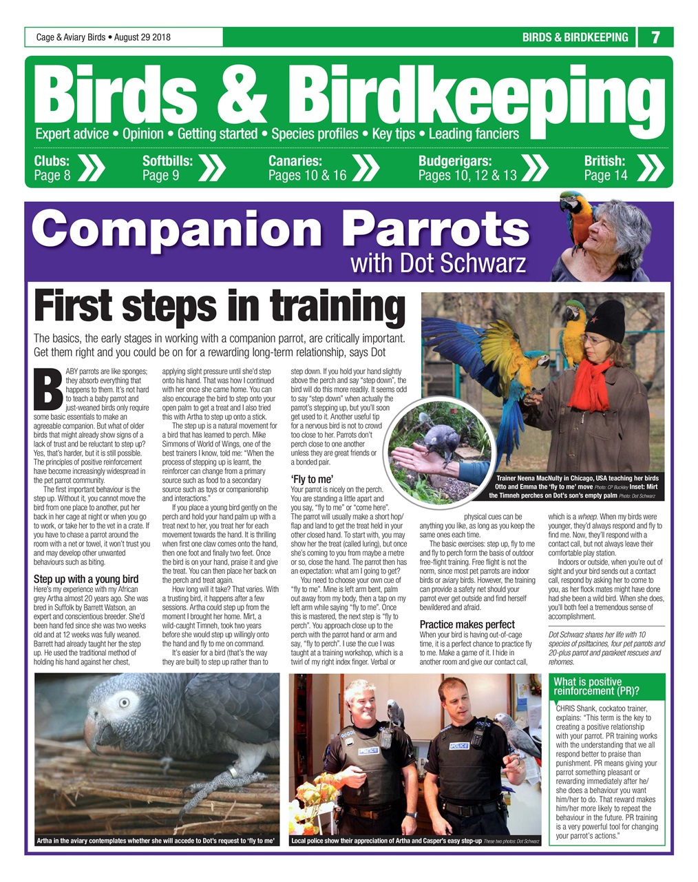 Cage & Aviary Birds Preview Pages